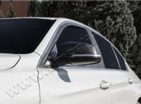 BMW X1 (09–12) Накладки на зеркала, 2 части (карбон)