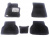 Infiniti FX35 и FX50 (2008-) черные всесезонные 3D коврики салона с противоскользящими накладками