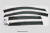 Opel Insignia (09–) Дефлекторы боковых окон с хромированным молдингом, OEM стиль, седан